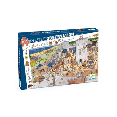 Puzzle D'Observation - Le Château Fort 100 Pièces