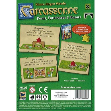 Carcassonne : Extension 08 Ponts, Forteresses Et Bazars