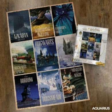 Puzzle Aquarius - H. Potter Travel Posters - 1000 Pièces