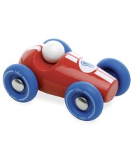 Mini Voiture De Course Vilac Bleu Et Jaune