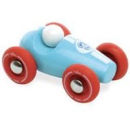 Mini Voiture De Course Vilac Ciel Et Rouge