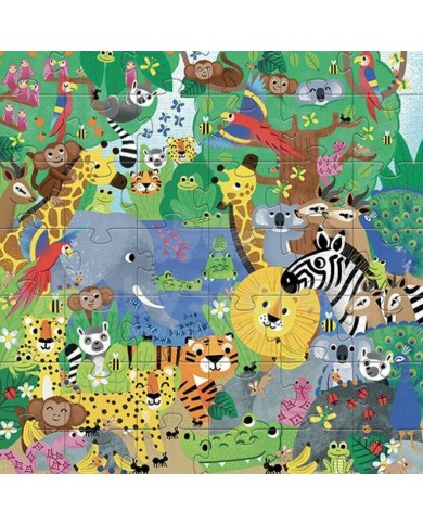 Puzzle Géant 1 A 10 Jungle