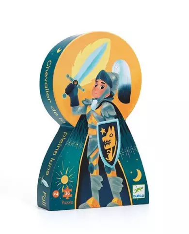 Puzzle Silhouette DJECO - Le Chevalier De La Pleine Lune - 36 Pièces