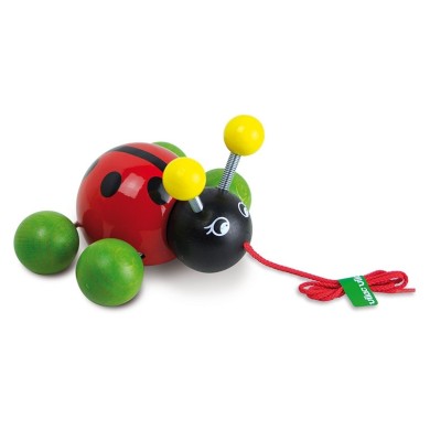 Baby Lady Bug La Coccinelle - Jouet À Traîner