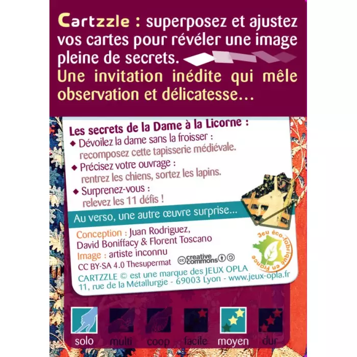 Cartzzle – La Dame A La Licorne