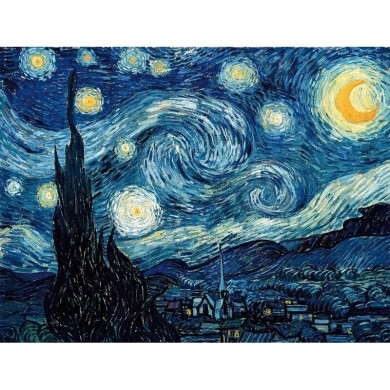 Puzzle D'Art Michèle Wilson - La Nuit Etoilée - VAN GOGH - 350 Pièces