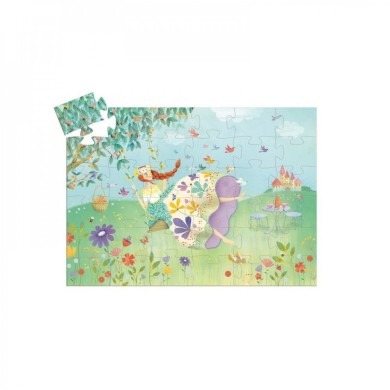 Puzzle Silhouette DJECO - La Princesse Du Printemps - 36 Pièces