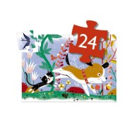 Puzzle Silhouette DJECO - Firmin Petit Chien - 24 Pièces