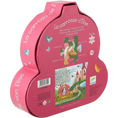 Puzzle Silhouette DJECO - Le Carrosse D’Élise - 54 Pièces