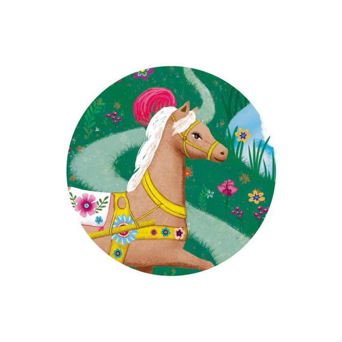 Puzzle Silhouette DJECO - Le Carrosse D’Élise - 54 Pièces