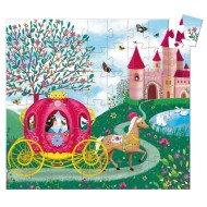 Puzzle Silhouette DJECO - Le Carrosse D’Élise - 54 Pièces