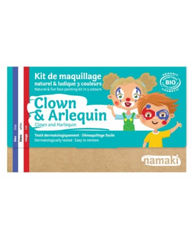 Kit De Maquillage 3 Couleurs Clown & Arlequin