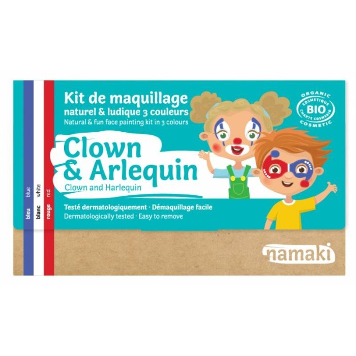 Kit De Maquillage 3 Couleurs Clown & Arlequin