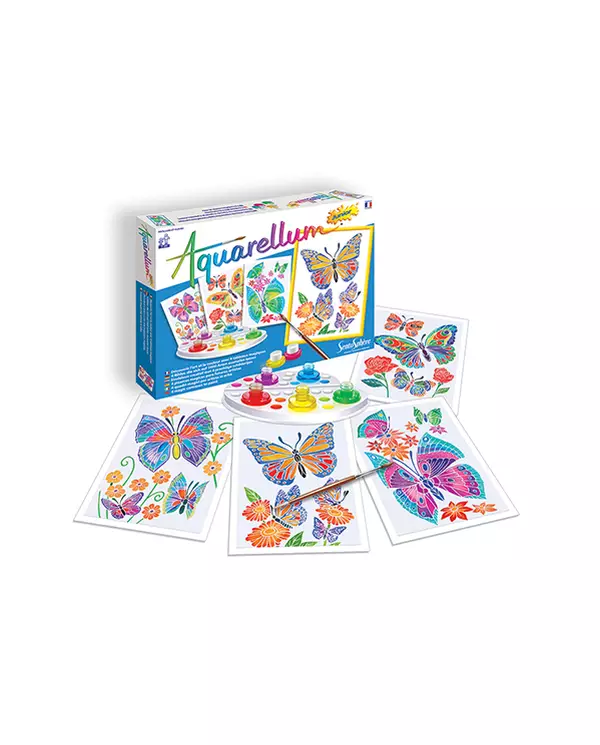 Aquarellum junior papillons et fleurs Sentosphère Aquarellum junior papillons et fleurs Sentosphère