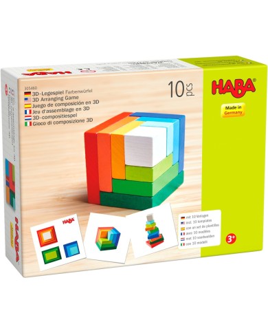 Jeu D’Assemblage 3D Cube Multicolore