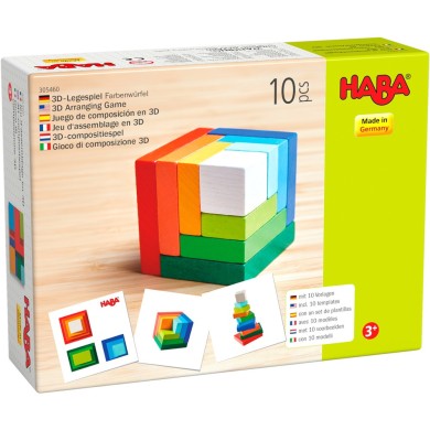 Jeu D’Assemblage 3D Cube Multicolore