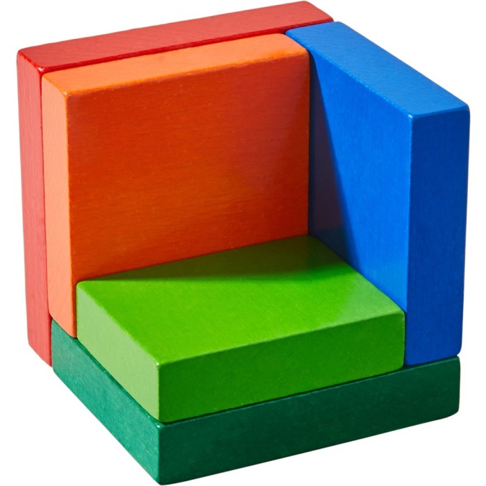 Jeu D’Assemblage 3D Cube Multicolore