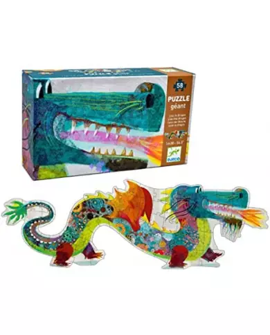 Puzzle Géant - Léon Le Dragon - 58 Pièces