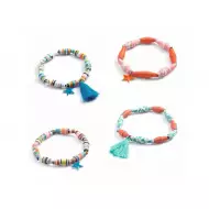 Perles De Papier Et Bracelets À Créer - Pop Et Acidulés - DJECO