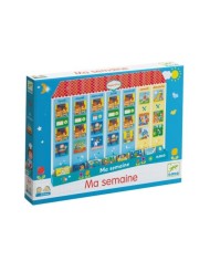 9 Cubes En Bois Animaux - VILAC