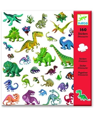 Dinosaures - 160 Stickers DJECO