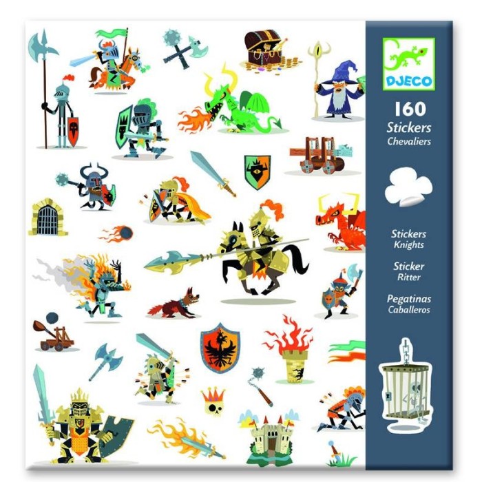 Chevaliers - 160 Stickers DJECO