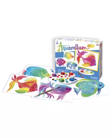 Aquarellum junior poissons sentosphère