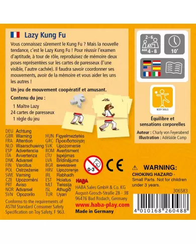Lazy Kung Fu - Les Petites Boites HABA