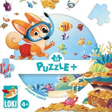 Puzzle Loki - Loki Fait De La Plongée - 35 Pièces
