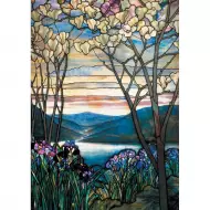 Puzzle PIATNIK - TIFFANY - Magnolias Et Iris - 1000 Pièces