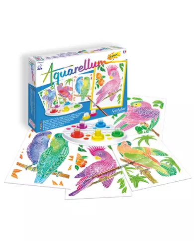 Aquarellum junior perroquets