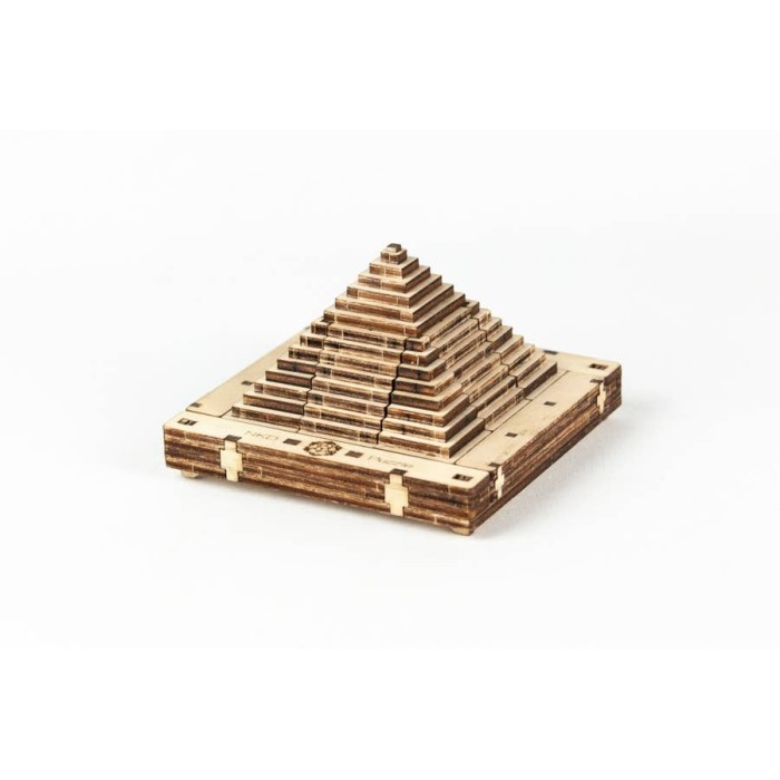 Jeux De Taquin 3d En Bois "PYRAMIDO" - NKD Puzzles