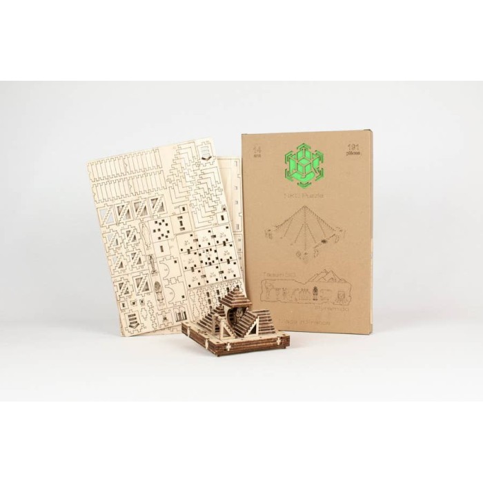 Jeux De Taquin 3d En Bois "PYRAMIDO" - NKD Puzzles