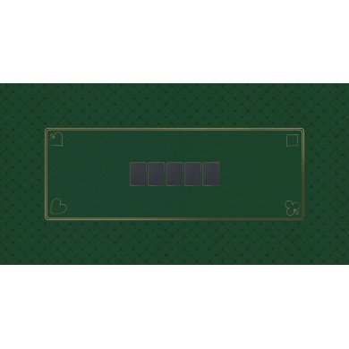 Tapis De Poker IMMERSION - Vert 60X120 cm