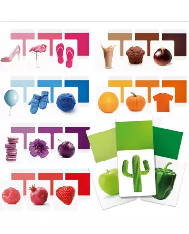 Flashcards Montressori - Colors