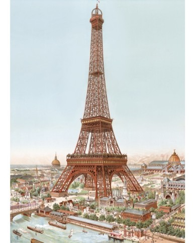 Puzzle D'Art Michèle Wilson - La Tour Eiffel - 80 Pièces