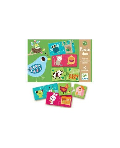 Puzzle Duo DJECO - Habitat