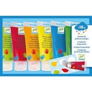 6 Tubes De Peinture À Doigts - DJECO