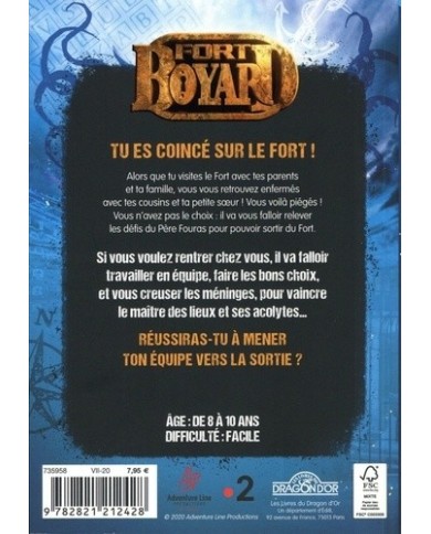 Escape Book Junior - Fort Boyard - Le Piège du Père Fouras