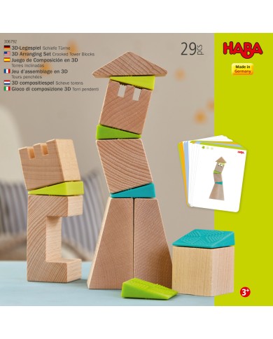 Tours Penchées HABA - Jeu D'Assemblage 3D