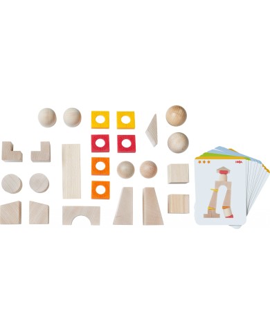 Tours Penchées & Sphères HABA - Jeu D'Assemblage 3D