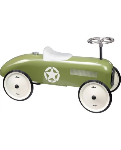 Porteur Voiture Vintage - Kaki - VILAC