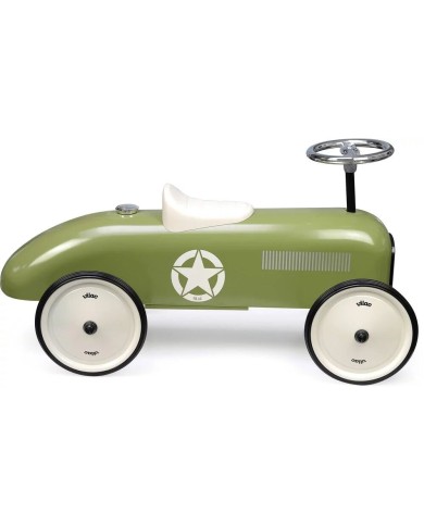 Porteur Voiture Vintage - Kaki - VILAC