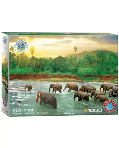 Puzzle Eurographics - Foret Tropicale - 1000 Pièces