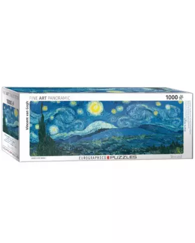 Puzzle Eurographics - Le Ciel Étoilé - Van Gogh - Panoramique 1000 Pièces