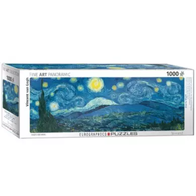 Puzzle Eurographics - Le Ciel Étoilé - Van Gogh - Panoramique 1000 Pièces