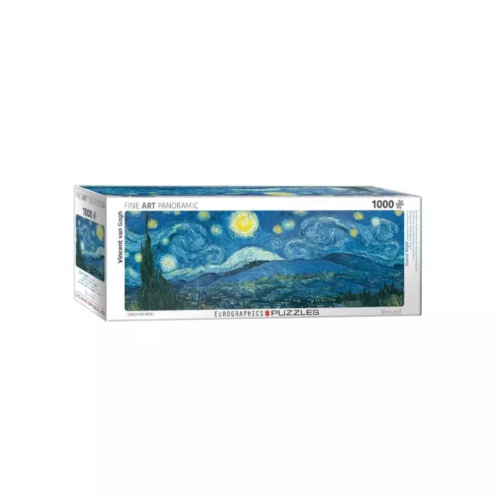 Puzzle Eurographics - Le Ciel Étoilé - Van Gogh - Panoramique 1000 Pièces