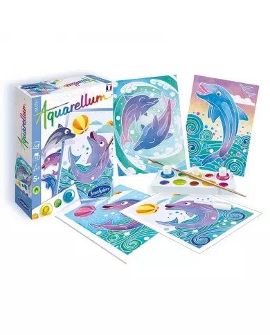 Aquarellum Mini - Dauphins