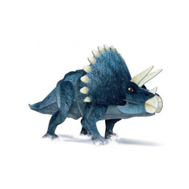 Le Tricératops - Maquette 3D Et Livre