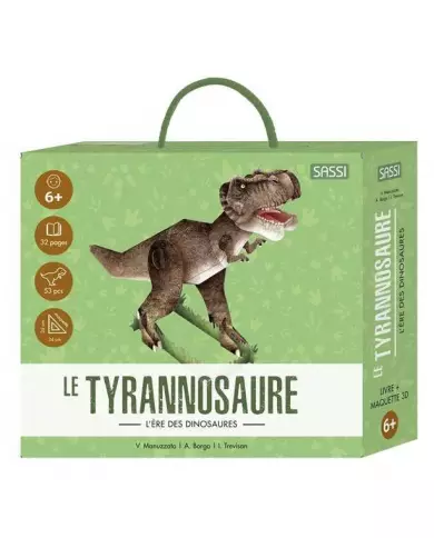 Le Tyrannosaure - Maquette 3D Et Livre